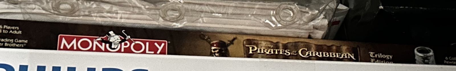 Trilogy pirates of the Caribbean monopoly COLLECTORS EDITION