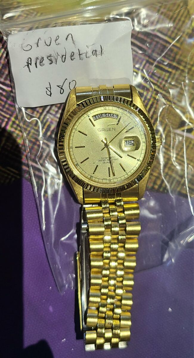 gruen presidetial watch