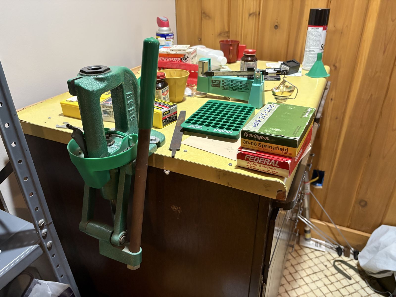 RCBS rifle/pistol reloading package