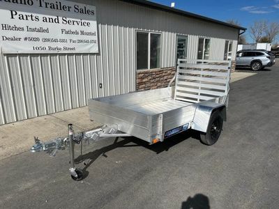 2027 Aluma 548ESA-S-TG 54'x8' Aluminum Utility Trailer with 12' sides