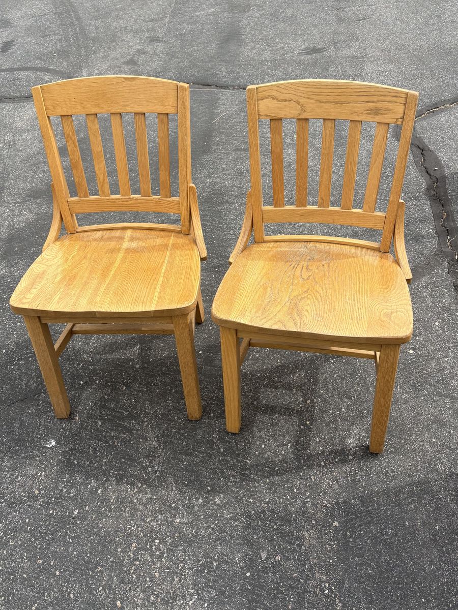 Sturdy Wood Chairs
