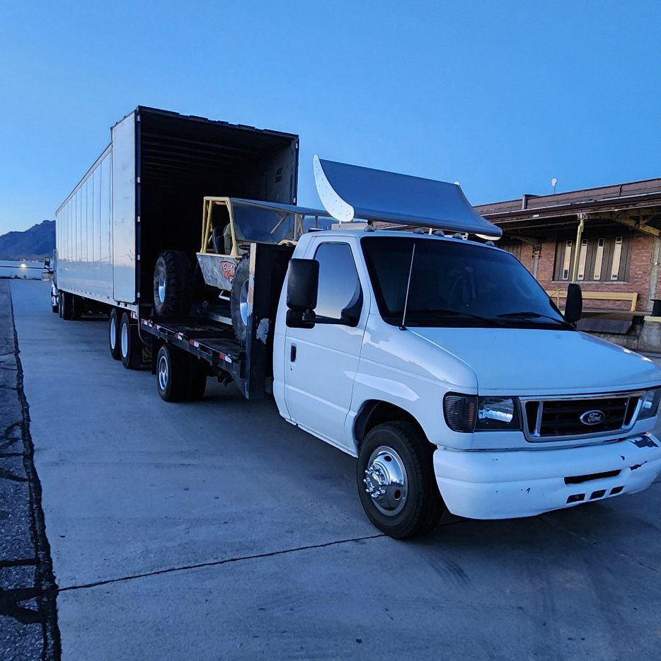 cut away van and rock crawler