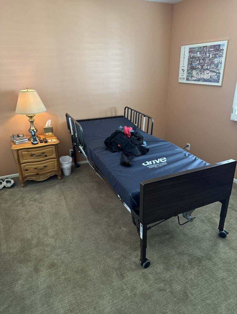 Full Electric Hospital Bed with Safety Side Rails