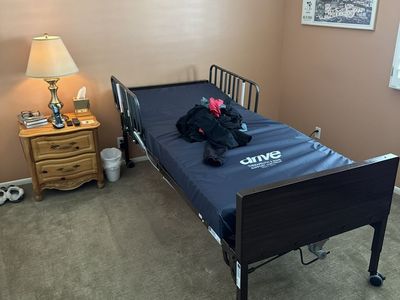 Full Electric Hospital Bed with Safety Side Rails