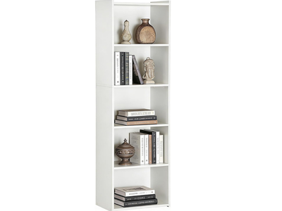 White 5-Tier Book Shelves - New in Boxes