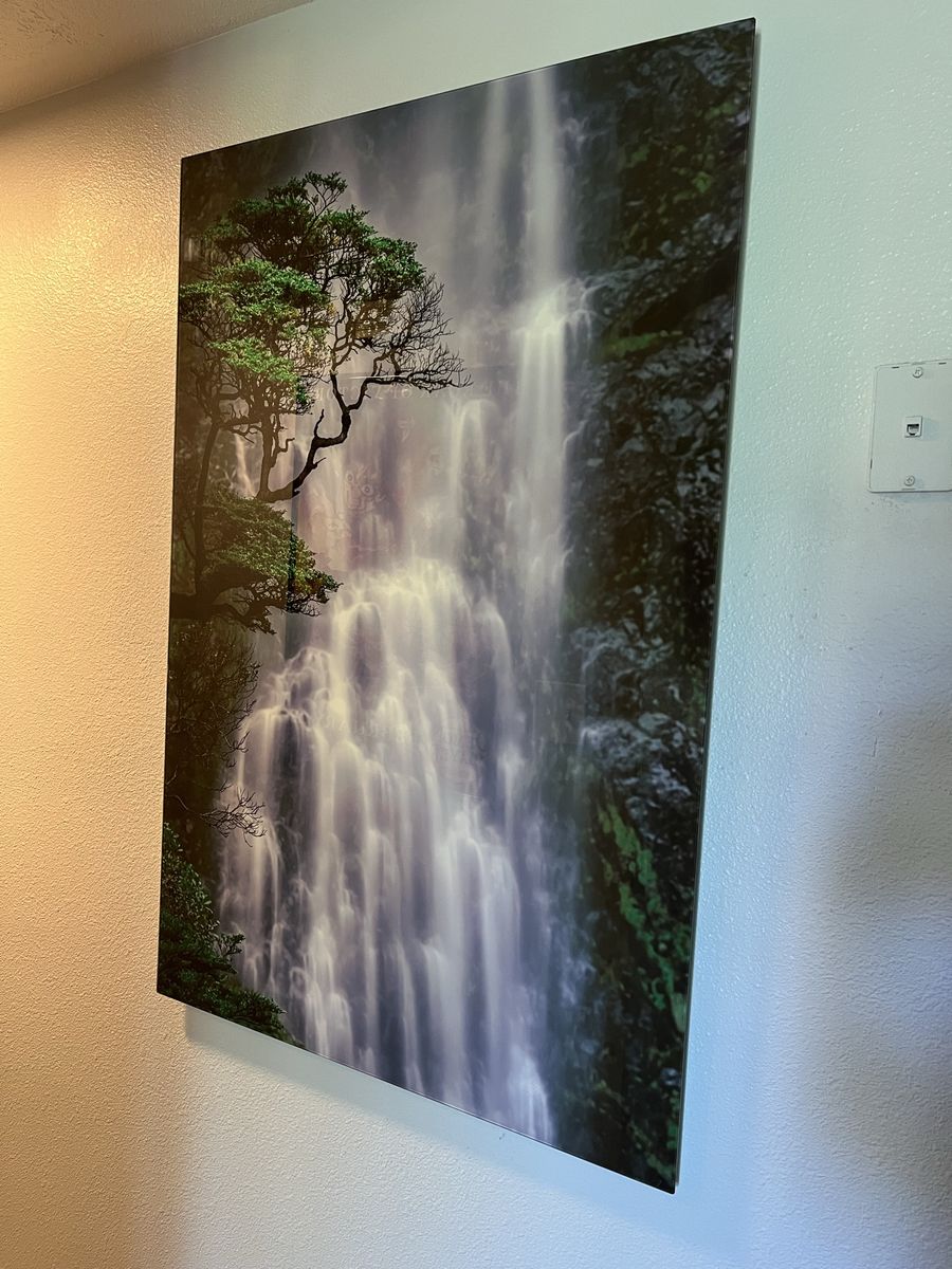 Waterfall Glass Wall Art