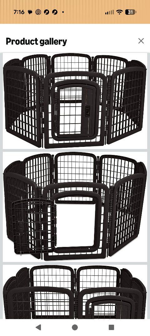 Plastic Dog Pen / Multi-Use/Shape