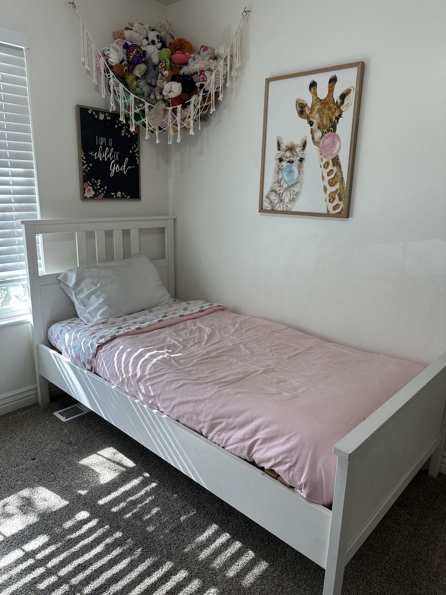 IKEA Hemmes twin bed with mattress