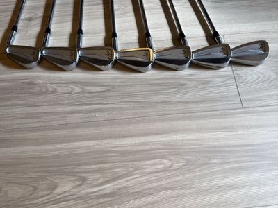 Takomo Forged 201 Iron Set 4-PW, KBS Tour Steel Shafts, Used Golf Clubs