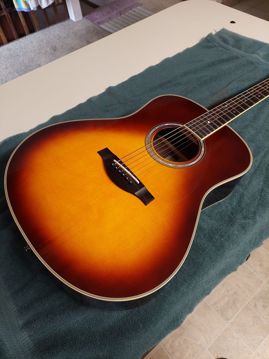 Yamaha LL-TA Transacoustic guitar- Modified by Luthier for Best possible sound
