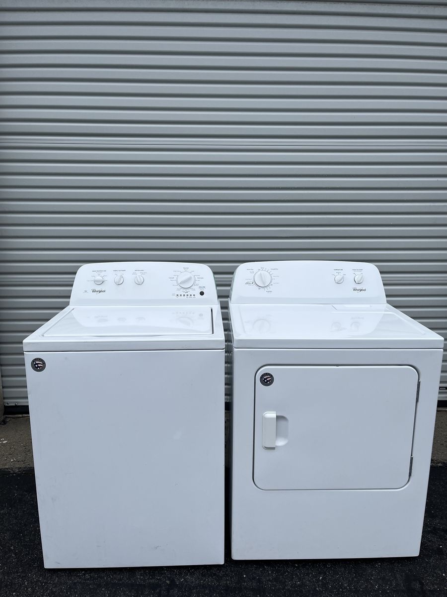 Whirlpool XL Capacity Washer & Electric Dryer Set, Free Delivery.