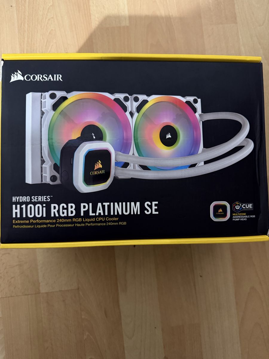 Corsair h100i RGB platinum se cpu cooler