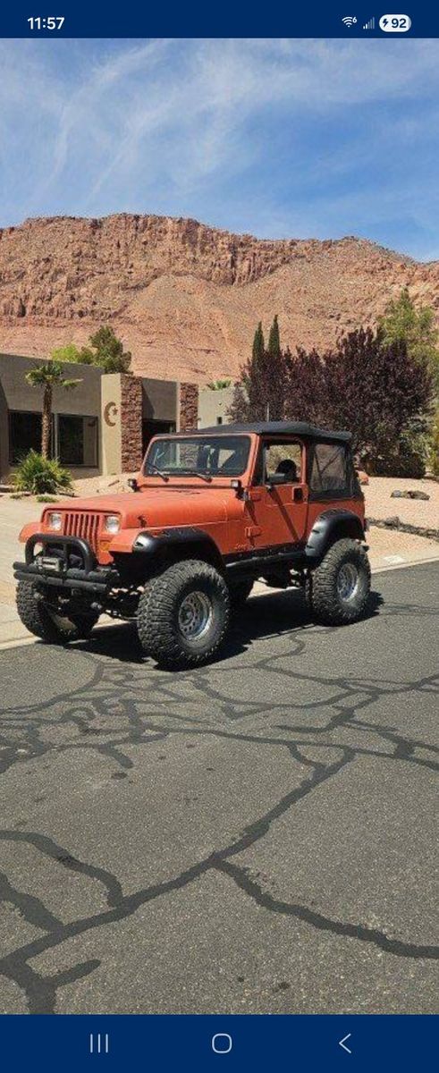 1992 jeep wrangler low miles well equipped
