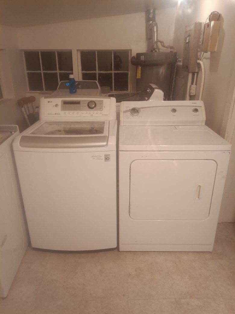 LG washer Kenmore electric dryer