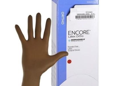 200pc Latex Ortho Surgical Gloves 7.5 Encore