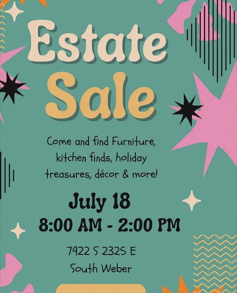 Estate Sale - Furniture, Kitchen, Holiday Decor & More! - July 18, 8 AM - 2 PM, South Weber