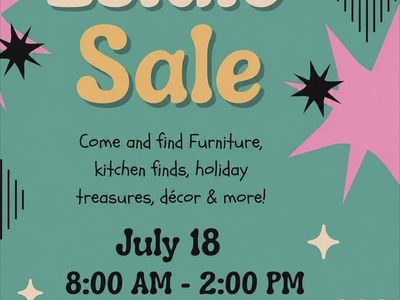 Estate Sale - Furniture, Kitchen, Holiday Decor & More! - July 18, 8 AM - 2 PM, South Weber