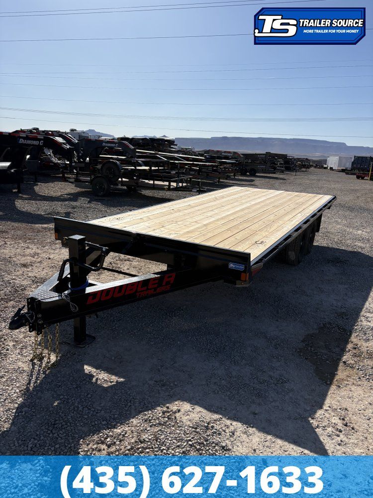 8.5x20 Double A Pro Series HB Deckover Equipment Trailer - 15.4K GVWR -