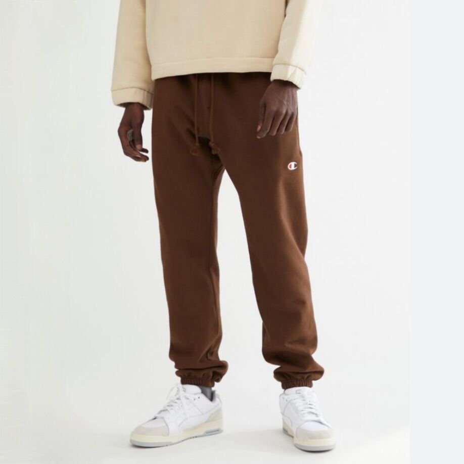 Champion Urban Outfitters Brown C Logo Reverse Weave Sweat Pants - Size Small