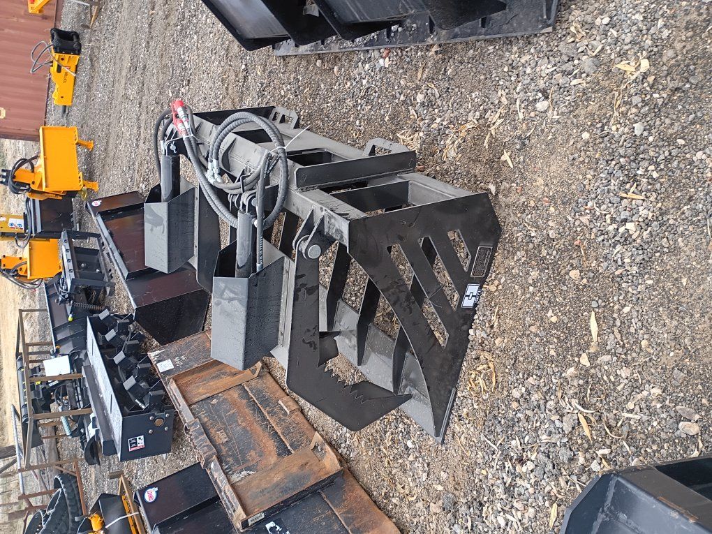 NEW SKID STEER LOG GRAPPLE BUCKET FOR WOOD
