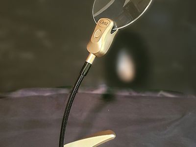 Flexible Tabletop LED Magnifier Accessory for Sewing Crafting Reading Hands-Free