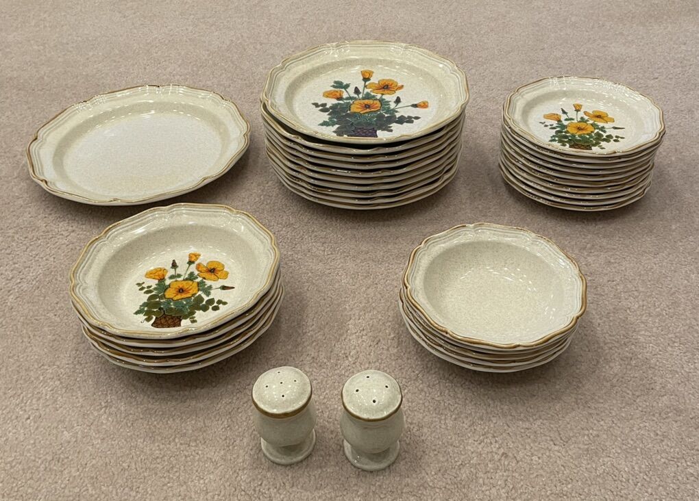 Vintage Mikasa Speckled Stoneware