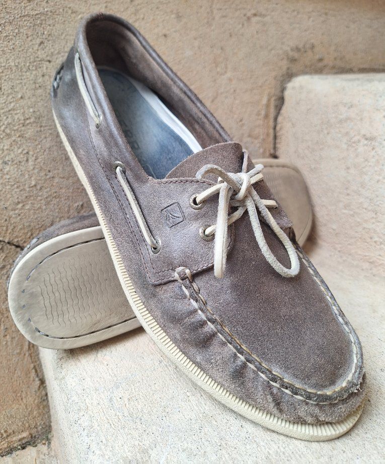 Mens 13 Sperry Top-Sider Gray Boat Shoes
