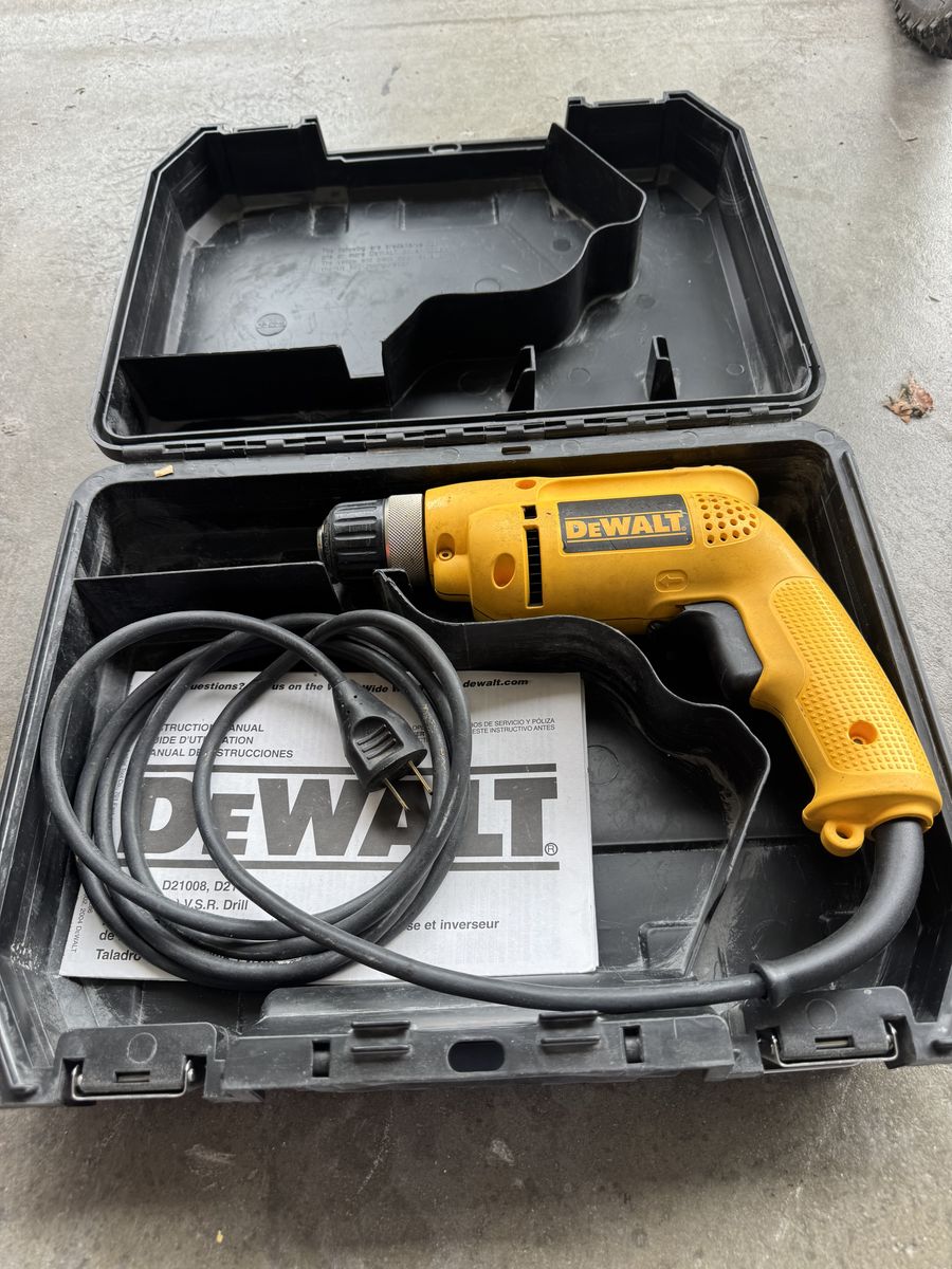 Corded DeWalt Power Drill