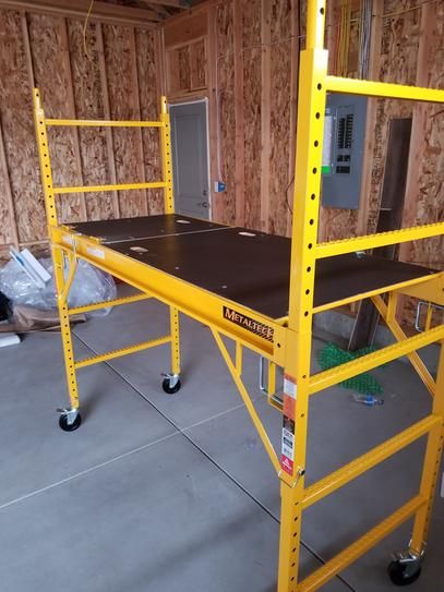 MetalTech Safeclimb 6 ft. Baker Scaffold with Platform and Included Trap Door, 1250 lbs. Load Capacity