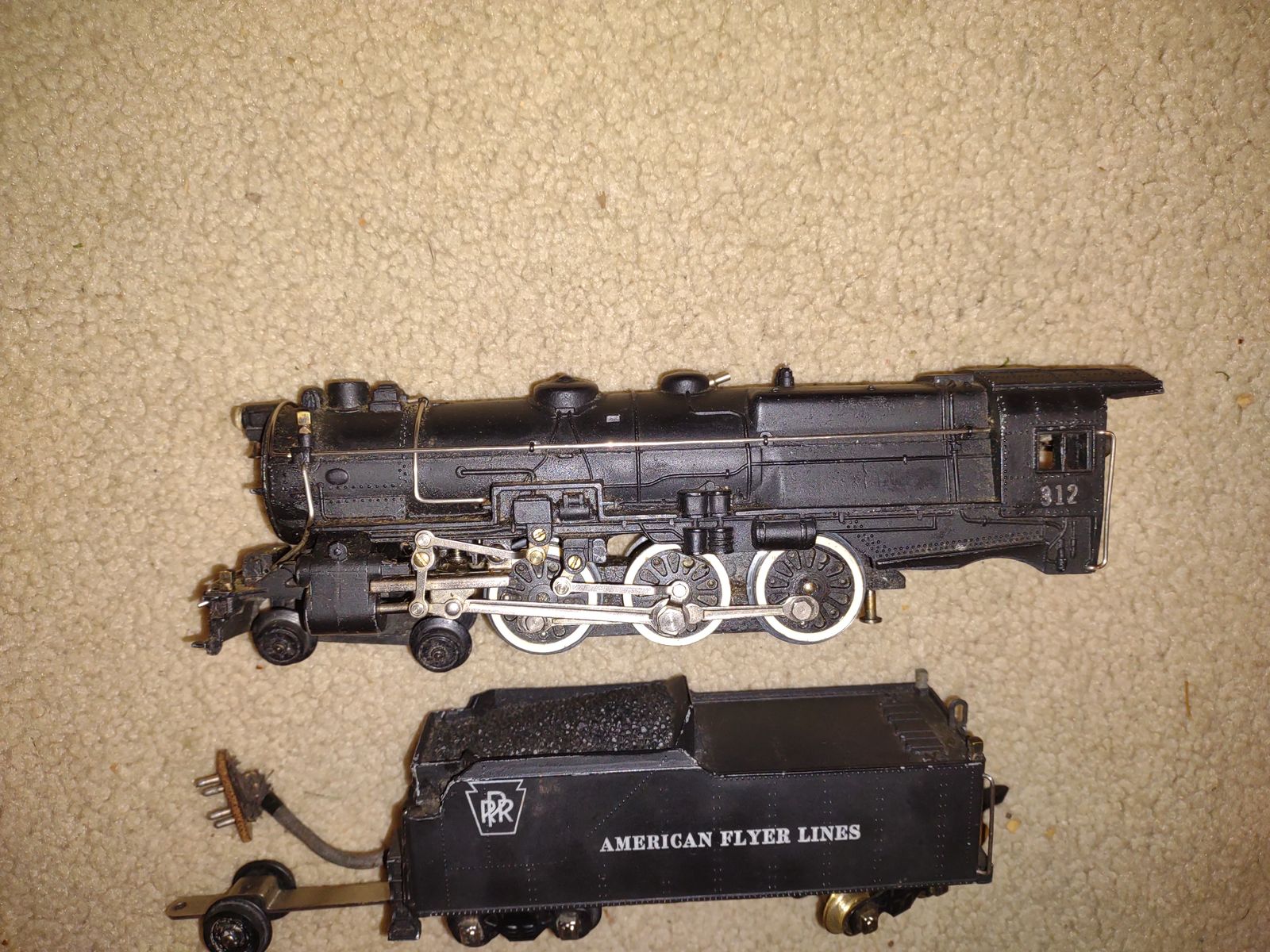American Flyer Die Cast Steam Engine