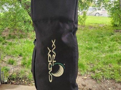 padded rolling golf travel bag, caddy trax