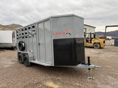 2025 Eagle X 6'8"x16' Stock Trailer