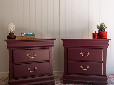King Sized Nightstand Set