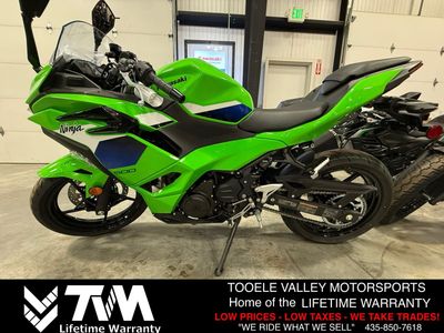 2026 Kawasaki Ninja 500 W/ LIFETIME WARRANTY