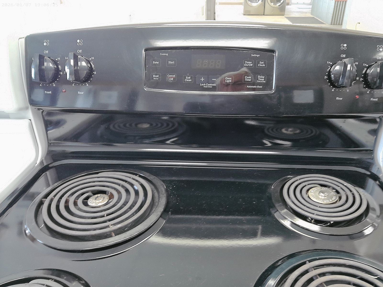 Black Electric Stove~90 Day Guarantee