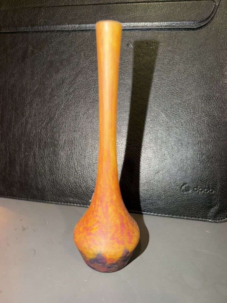 Daum Nancy Glass Vase