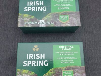 Brand New Irish Spring Body Soap Bars