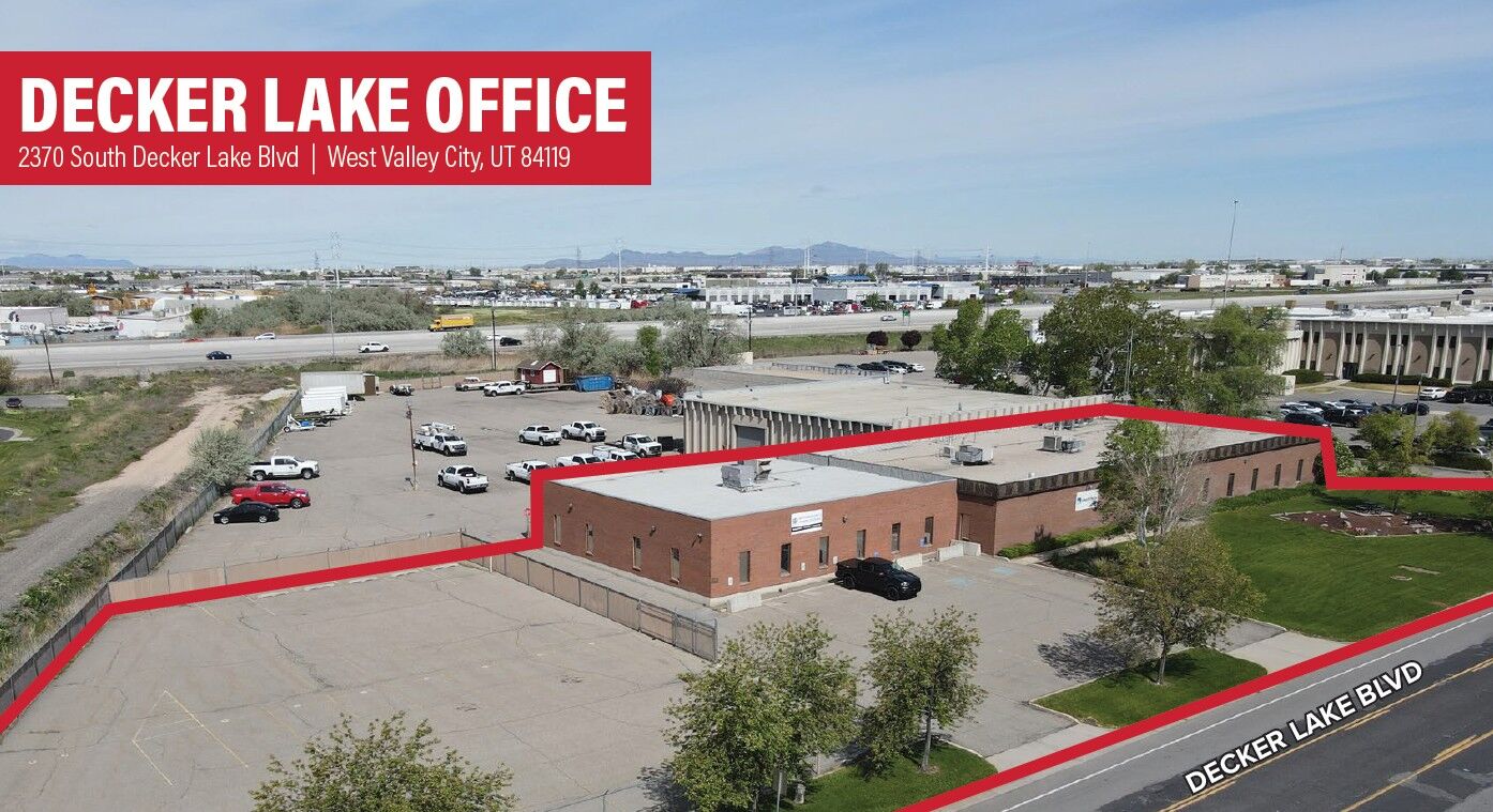 Decker Lake Office - 8,000 SF w/ .3 Acres Yard - West Valley City, UT