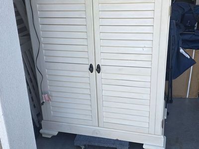 Computer Armoire - Vintage/Solid