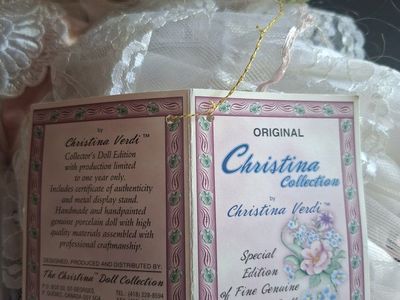 Christina Verdi Original Porcelain Doll - Series 1998 - Special Edition Doll Collection