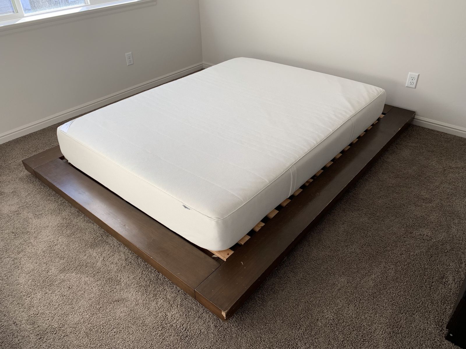 West Elm Terra Platform Bed Frame Japanese style with wood slats