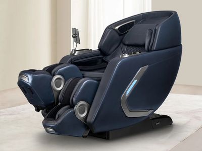 Osaki Platinum Flagship Duo Massage Chair - Brand New, Full Body Recliner, Zero Gravity, Blue