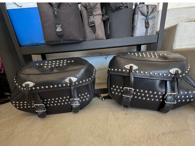 2010 Harley Davidson heritage softail soft leather bags