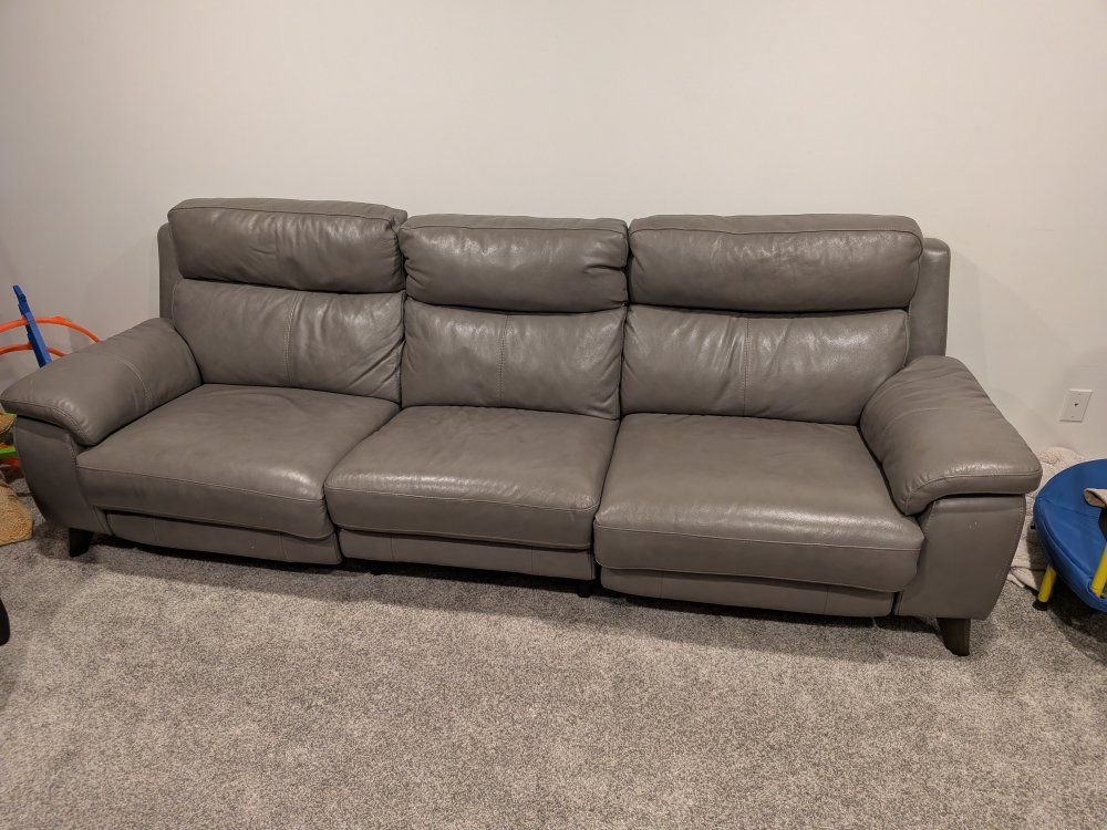 leather sofa and chair