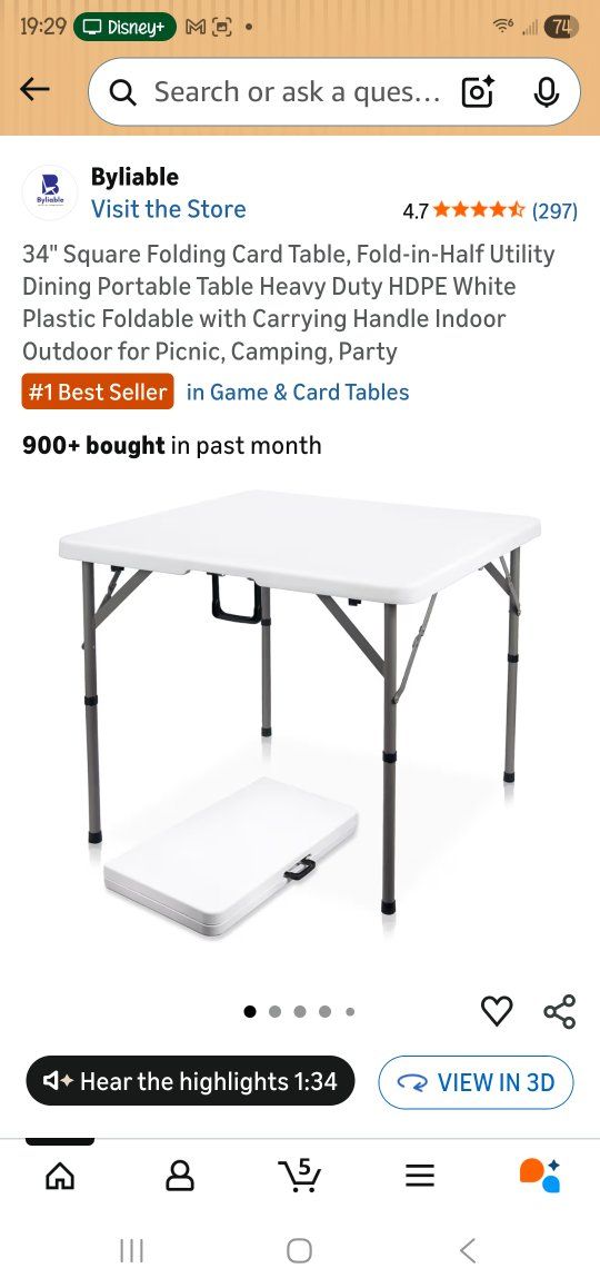 Folding Table