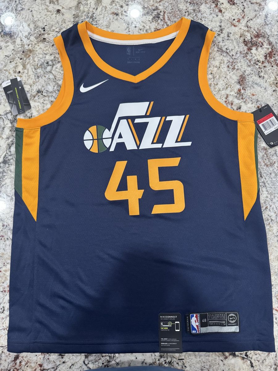 Utah Jazz Mitchell Official NBA Jersey Size 48