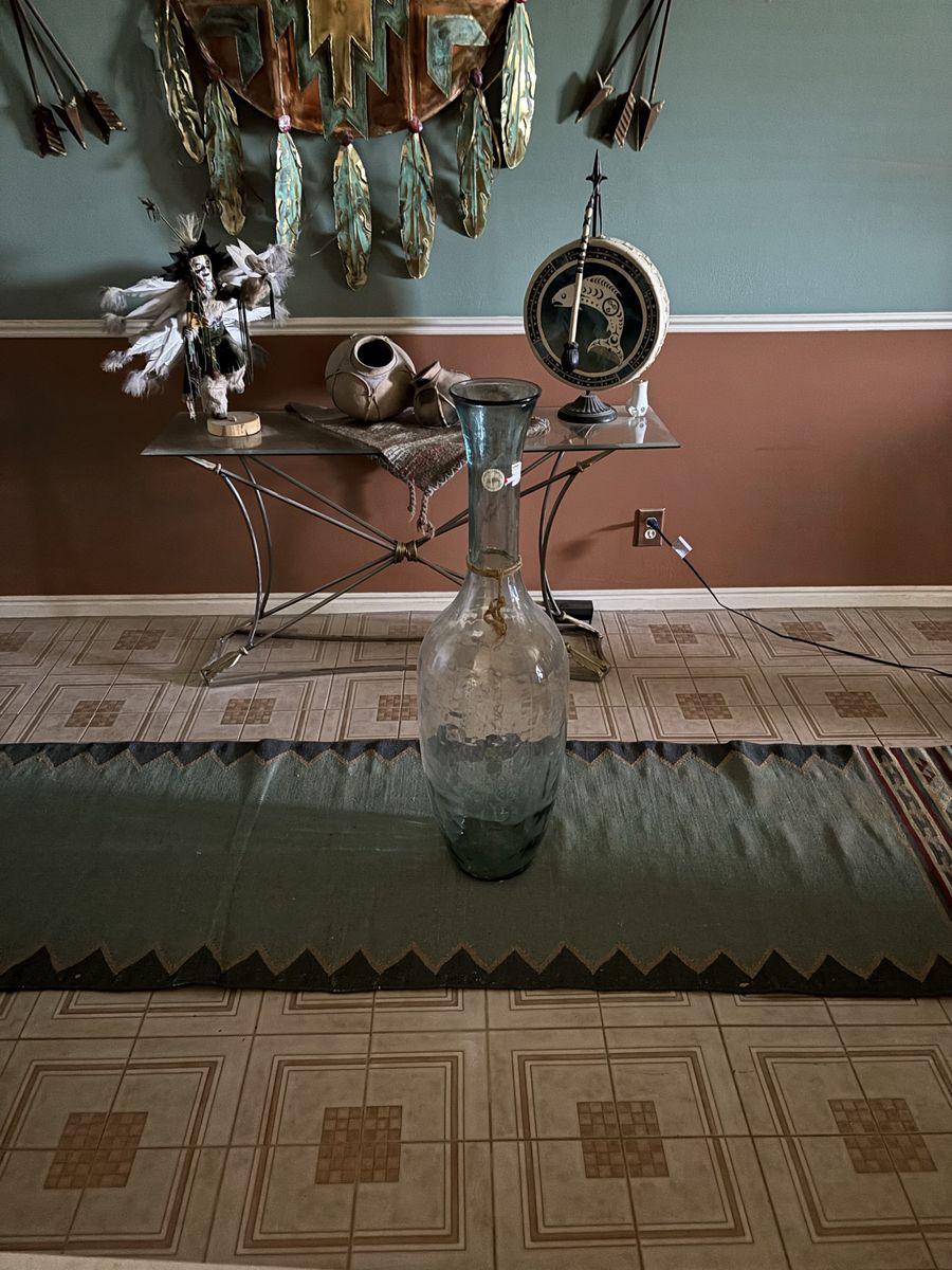 40 inch Cool Glass vase