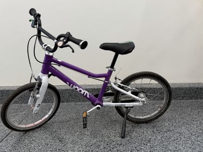 Woom 3 Purple Lightweight 16” Kids Bike