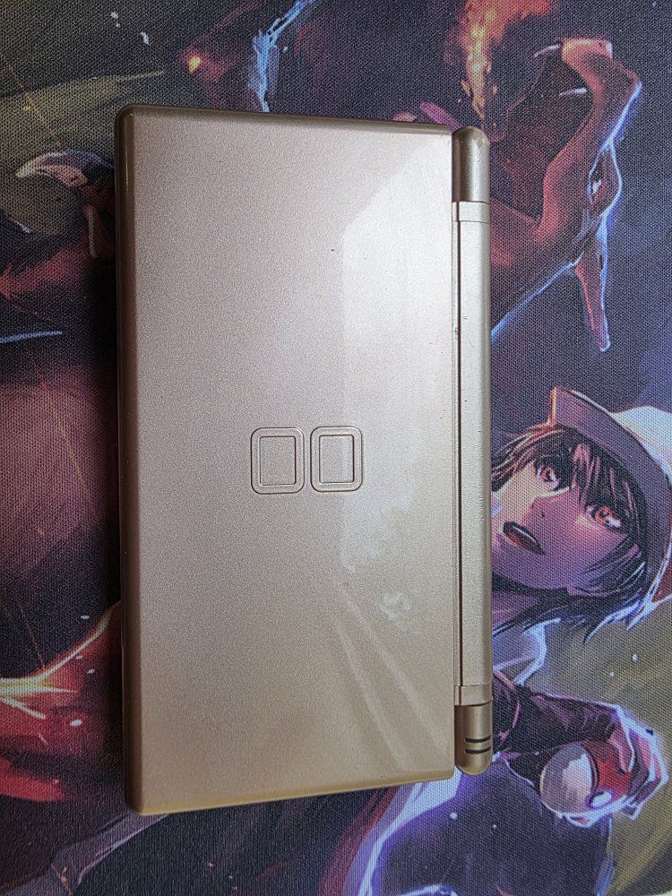 Nintendo DS Lite Handheld Console - Gold (Tested & Working)
