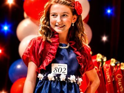 Dazzle In Your Patriotic Dress At All Natural No Makeup Beauty Pageant 0-17 Years Old